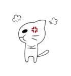 しろにゃんこ！（個別スタンプ：11）