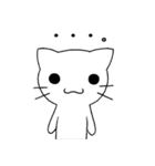 しろにゃんこ！（個別スタンプ：12）
