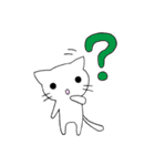しろにゃんこ！（個別スタンプ：13）