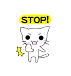 しろにゃんこ！（個別スタンプ：28）