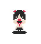 Pixels ＆ Lovers #01 ユウ＆ユイ（個別スタンプ：26）