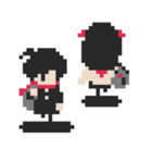 Pixels ＆ Lovers #01 ユウ＆ユイ（個別スタンプ：36）