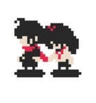 Pixels ＆ Lovers #01 ユウ＆ユイ（個別スタンプ：37）