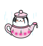 Teapot cat-BUCHI-(ティーポットぶちねこ)（個別スタンプ：5）