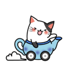 Teapot cat-BUCHI-(ティーポットぶちねこ)（個別スタンプ：20）