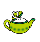 Teapot cat-BUCHI-(ティーポットぶちねこ)（個別スタンプ：40）