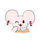 サングラスのライオンとネズミ（個別スタンプ：3）
