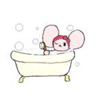 サングラスのライオンとネズミ（個別スタンプ：19）