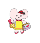 サングラスのライオンとネズミ（個別スタンプ：23）