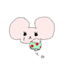 サングラスのライオンとネズミ（個別スタンプ：24）