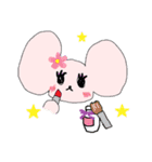 サングラスのライオンとネズミ（個別スタンプ：26）