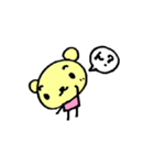 黄色の熊が！！（個別スタンプ：22）