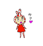 PinkBunnyTights ぴんくばにーたいつ（個別スタンプ：13）