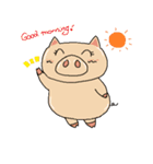 ぶぅちゃんとピグ（個別スタンプ：1）