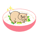 ぶぅちゃんとピグ（個別スタンプ：7）