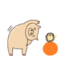 ぶぅちゃんとピグ（個別スタンプ：17）