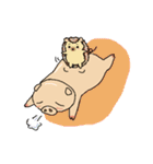 ぶぅちゃんとピグ（個別スタンプ：18）