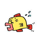 関西弁の腹立つ人面魚（個別スタンプ：6）