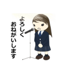 デカ顔 まるこの日常（個別スタンプ：5）