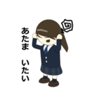 デカ顔 まるこの日常（個別スタンプ：7）