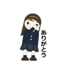 デカ顔 まるこの日常（個別スタンプ：10）