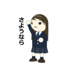 デカ顔 まるこの日常（個別スタンプ：12）