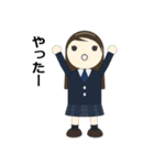デカ顔 まるこの日常（個別スタンプ：14）