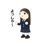 デカ顔 まるこの日常（個別スタンプ：18）