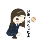 デカ顔 まるこの日常（個別スタンプ：19）