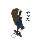 デカ顔 まるこの日常（個別スタンプ：23）