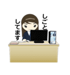 デカ顔 まるこの日常（個別スタンプ：27）