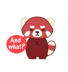 Red Panda Set 2 - English Language（個別スタンプ：35）