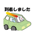 スノボをする ぽっくん（個別スタンプ：6）