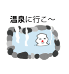 スノボをする ぽっくん（個別スタンプ：40）
