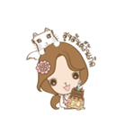Meow Girl Story（個別スタンプ：25）