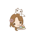 Meow Girl Story（個別スタンプ：34）