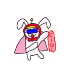 うさぎパラダイス（個別スタンプ：35）