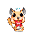デグーのピープー（個別スタンプ：1）