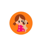 パグ ハグ（個別スタンプ：39）