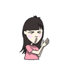 前髪パツ子（個別スタンプ：5）