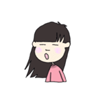 前髪パツ子（個別スタンプ：6）