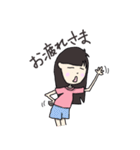 前髪パツ子（個別スタンプ：7）