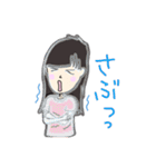 前髪パツ子（個別スタンプ：17）