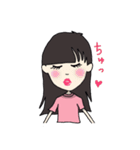 前髪パツ子（個別スタンプ：28）