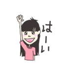 前髪パツ子（個別スタンプ：30）