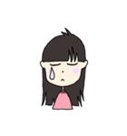 前髪パツ子（個別スタンプ：34）