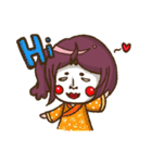 幾何と花の世界（個別スタンプ：1）