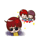 幾何と花の世界（個別スタンプ：16）