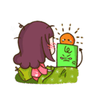 幾何と花の世界（個別スタンプ：26）