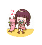 幾何と花の世界（個別スタンプ：36）